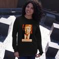 Orange Man Good Actually Long Sleeve T-Shirt Gifts for Her