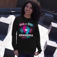 Pink Or Blue Grandma Loves You Tshirt Long Sleeve T-Shirt Gifts for Her