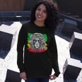 Rasta Lion With Glasses Smoking A Joint Long Sleeve T-Shirt Gifts for Her