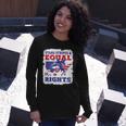 Right Pro Choice Feminist Stars Stripes Equal Rights Long Sleeve T-Shirt Gifts for Her
