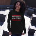 Shit Show Supervisor Sarcastic Distressed V2 Long Sleeve T-Shirt Gifts for Her