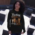 Teaching Is My Jam Afro Melanin Teacher Kindness Day Long Sleeve T-Shirt Gifts for Her