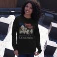 Three Stooges American Legends Usa Flag Long Sleeve T-Shirt Gifts for Her