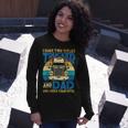 Trucker Trucker And Dad Quote Semi Truck Driver Mechanic _ V5 Long Sleeve T-Shirt Gifts for Her