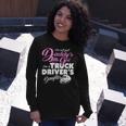 Trucker Trucker Shirts For Children Truck Drivers Daughter Shirt Long Sleeve T-Shirt Gifts for Her