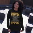 Trucker Truckers Prayer Truck Driving For A Trucker Long Sleeve T-Shirt Gifts for Her