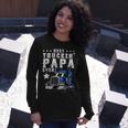 Trucker Trucking Papa Shirt Fathers Day Trucker Apparel Truck Driver Long Sleeve T-Shirt Gifts for Her