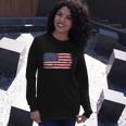 Us Flag Vintage Merican Independence Day On 4Th Of July Great Long Sleeve T-Shirt Gifts for Her