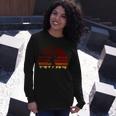 Vintage Bigfoot Ufo Abduction Believe Tshirt Long Sleeve T-Shirt Gifts for Her