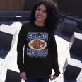 Vintage Sclsu Mud Dogs Classic Football Tshirt Long Sleeve T-Shirt Gifts for Her