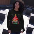 Watermelon Christmas Tree Christmas In July Summer Vacation Long Sleeve T-Shirt Gifts for Her