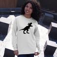 Graduate Saurus Graduated Dinosaur School Long Sleeve T-Shirt T-Shirt Gifts for Her