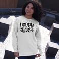 Halloween Daddy Boo Crew Long Sleeve T-Shirt Gifts for Her