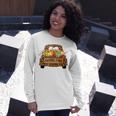 Halloween Pumpkin Farm Farmer Leopard Truck Farmers Wife Long Sleeve T-Shirt Gifts for Her