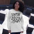 Senior Mom 2023 Cute Heart Marching Band Parent Class 2023 Long Sleeve T-Shirt Gifts for Her