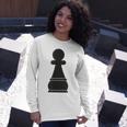 Unique Matching Chess Pawn Piece Long Sleeve T-Shirt Gifts for Her