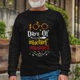 100 Days Of Mischief Managed 100Th Day Of School Long Sleeve T-Shirt Gifts for Old Men