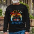 10Th Birthday Boy Time To Level Up 10 Years Old Boys Long Sleeve T-Shirt Gifts for Old Men