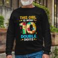 10Th Birthday This Girl Is Now 10 Double Digits Long Sleeve T-Shirt Gifts for Old Men