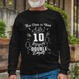 10Th Birthday Great This Girl Is Now 10 Double Digits Long Sleeve T-Shirt Gifts for Old Men