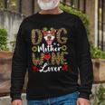 Dog Mother Wine Lover Shirt Dog Mom Wine Mothers Day Gifts Unisex Long Sleeve