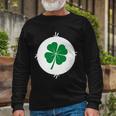 4 Leaf Clover Bear Halloween Costume Long Sleeve T-Shirt Gifts for Old Men