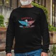 4Th Of July American Eagle Long Sleeve T-Shirt Gifts for Old Men