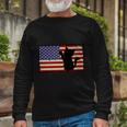 4Th Of July Cat Meowica Cat Lover Long Sleeve T-Shirt Gifts for Old Men