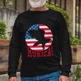 4Th Of July Eagle Mullet Murica Patriotic Flag Long Sleeve T-Shirt Gifts for Old Men