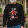 500 Indianapolis Indiana The Race State Checkered Flag Long Sleeve T-Shirt Gifts for Old Men