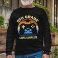 5Th Level Complete School Graduation Tshirt Long Sleeve T-Shirt Gifts for Old Men