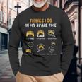 6 Things I Do In My Spare Time Play Video Games Gaming Men Women Long Sleeve T-Shirt T-shirt Graphic Print Gifts for Old Men