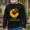 Accept Understand Love Sunflower Autism Long Sleeve T-Shirt Gifts for Old Men