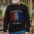 Air Force Us Veterans 4Th Of July Great American Flag Meaningful Long Sleeve T-Shirt Gifts for Old Men