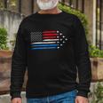 Air Force Us Veterans 4Th Of July Shirt American Flag Long Sleeve T-Shirt Gifts for Old Men