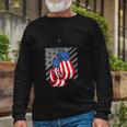 American Boxer 4Th Of July Long Sleeve T-Shirt Gifts for Old Men