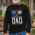 All American Dad 4Th Of July Fathers Day Long Sleeve T-Shirt Gifts for Old Men