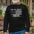 Ask Me About Medicare Health Insurance Consultant Agent Cool Long Sleeve T-Shirt Gifts for Old Men
