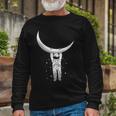 Astronaut Hanging From The Moon Tshirt Long Sleeve T-Shirt Gifts for Old Men