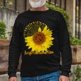 Autism Awareness Sunflower Puzzle Long Sleeve T-Shirt Gifts for Old Men