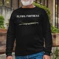 B-17 Flying Fortress Ww2 Bomber Airplane Pilot Long Sleeve T-Shirt Gifts for Old Men
