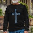 Best Dad Ever Positve Words Cross Long Sleeve T-Shirt Gifts for Old Men