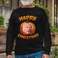 Biden Happy Christmas Halloween Long Sleeve T-Shirt Gifts for Old Men