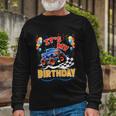 It Is My Birthday Boy Monster Truck Car Party Day Long Sleeve T-Shirt Gifts for Old Men