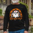 Boo Boo Crew Ghost Doctor Emt Halloween Nurse Long Sleeve T-Shirt Gifts for Old Men