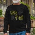 Boo Yall Ghost Boo Halloween Quote Long Sleeve T-Shirt Gifts for Old Men