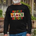 Built By Black History Black History Month Long Sleeve T-Shirt Gifts for Old Men