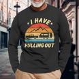 Camping I Hate Pulling Out Retro Vintage Men Women Long Sleeve T-Shirt T-shirt Graphic Print Gifts for Old Men