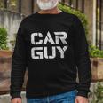 Car Guy Distressed Long Sleeve T-Shirt Gifts for Old Men