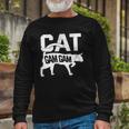 Cat Gam Gam Kitten Pet Owner Meow Long Sleeve T-Shirt T-Shirt Gifts for Old Men